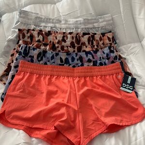 Four pairs DSG women’s running shorts